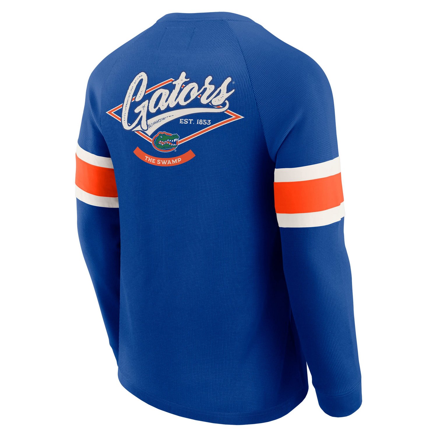 Darius Rucker Collection by Fanatics Florida Gators Waffle-Knit Raglan Long Sleeve Henley T-Shirt - view number 3