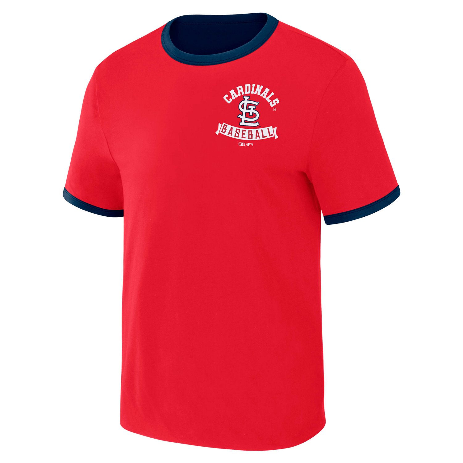 Darius Rucker Collection by Fanatics Navy St Louis Cardinals Two-Way Ringer Reversible T-Shirt