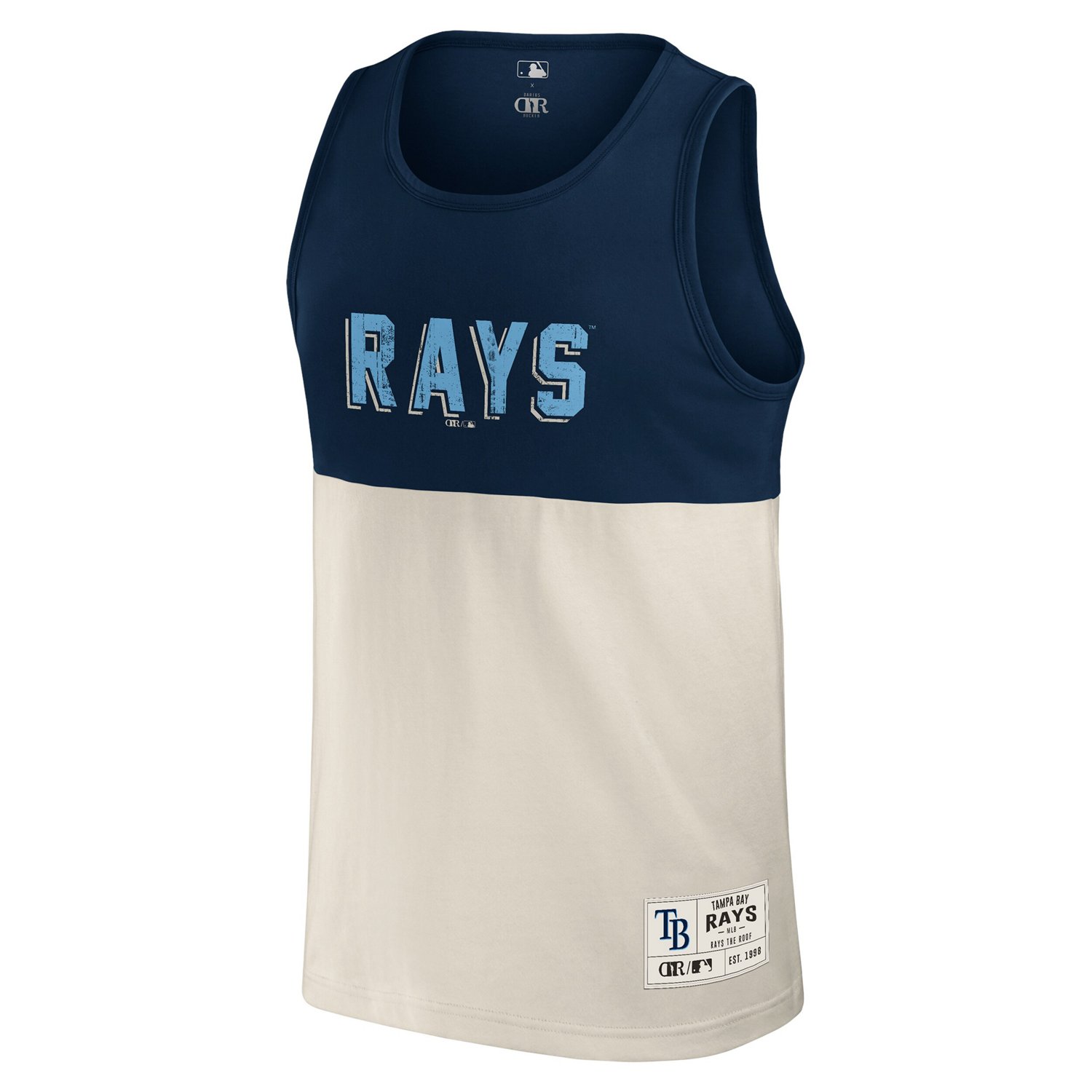 Darius Rucker Collection by Fanatics Tampa Bay Rays Colorblock Tank Top - view number 2