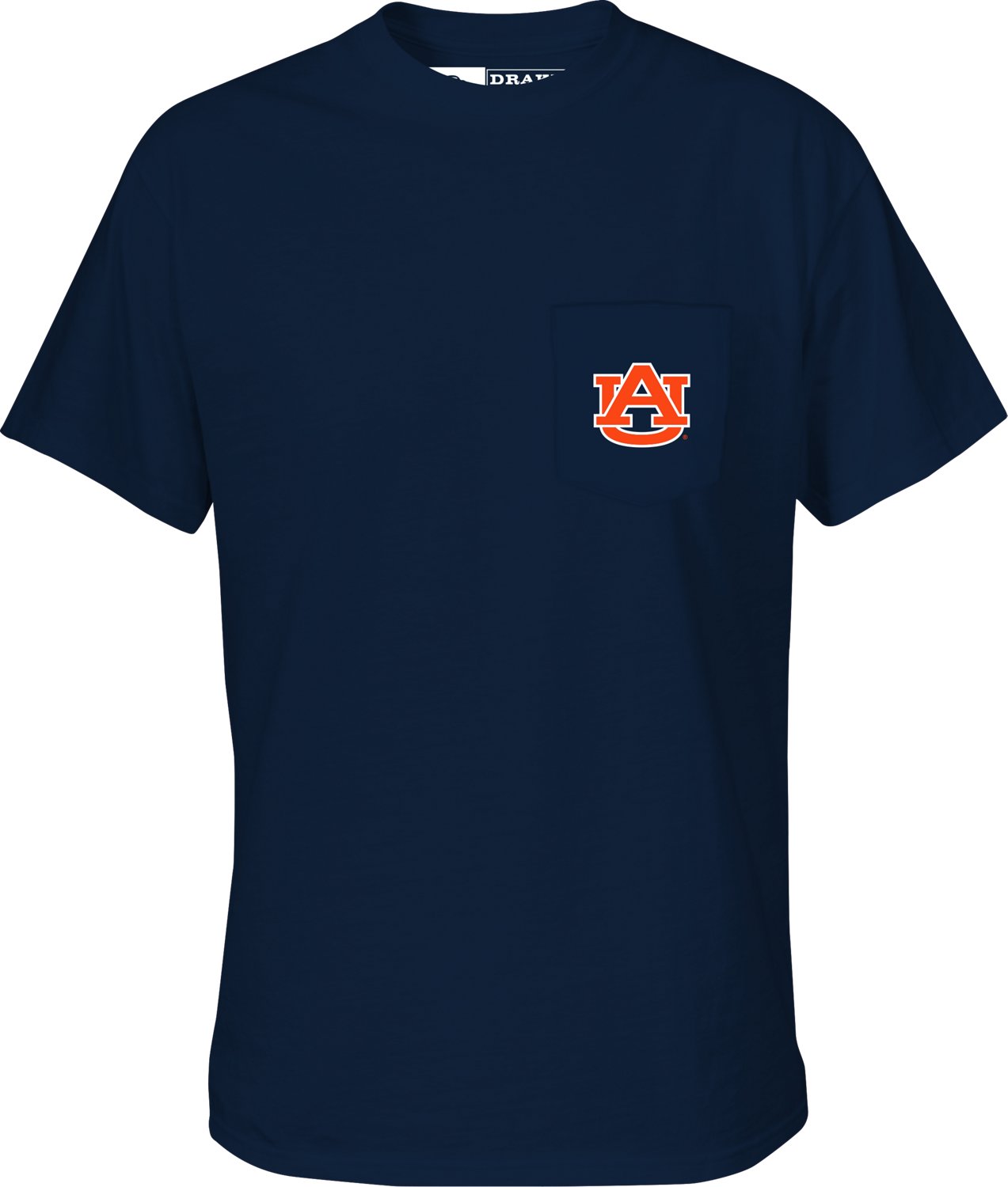 Drake Men's Auburn University Badge Short Sleeve T-shirt - view number 2