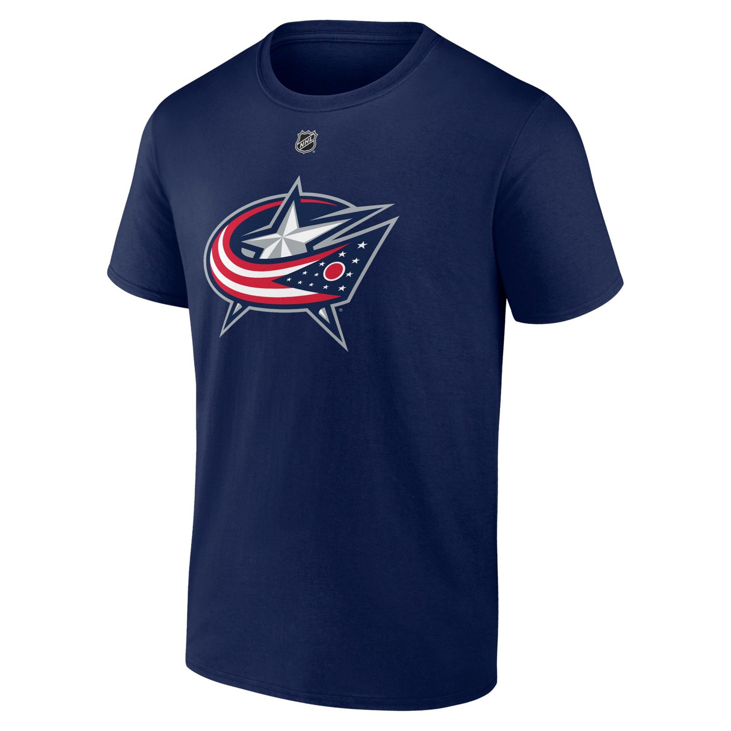 Fanatics Adam Fantilli Columbus Blue Jackets Authentic Stack Name  Number T-Shirt                                                - view number 2
