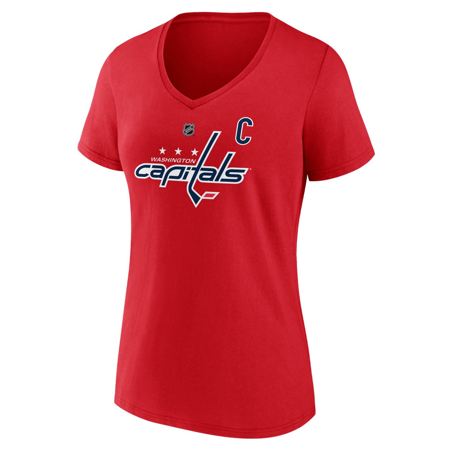 Fanatics Alexander Ovechkin Athletic Washington Capitals NHL All-Time Leading Goal Scorer The Great 8 V-Neck T-Shirt - view number 2