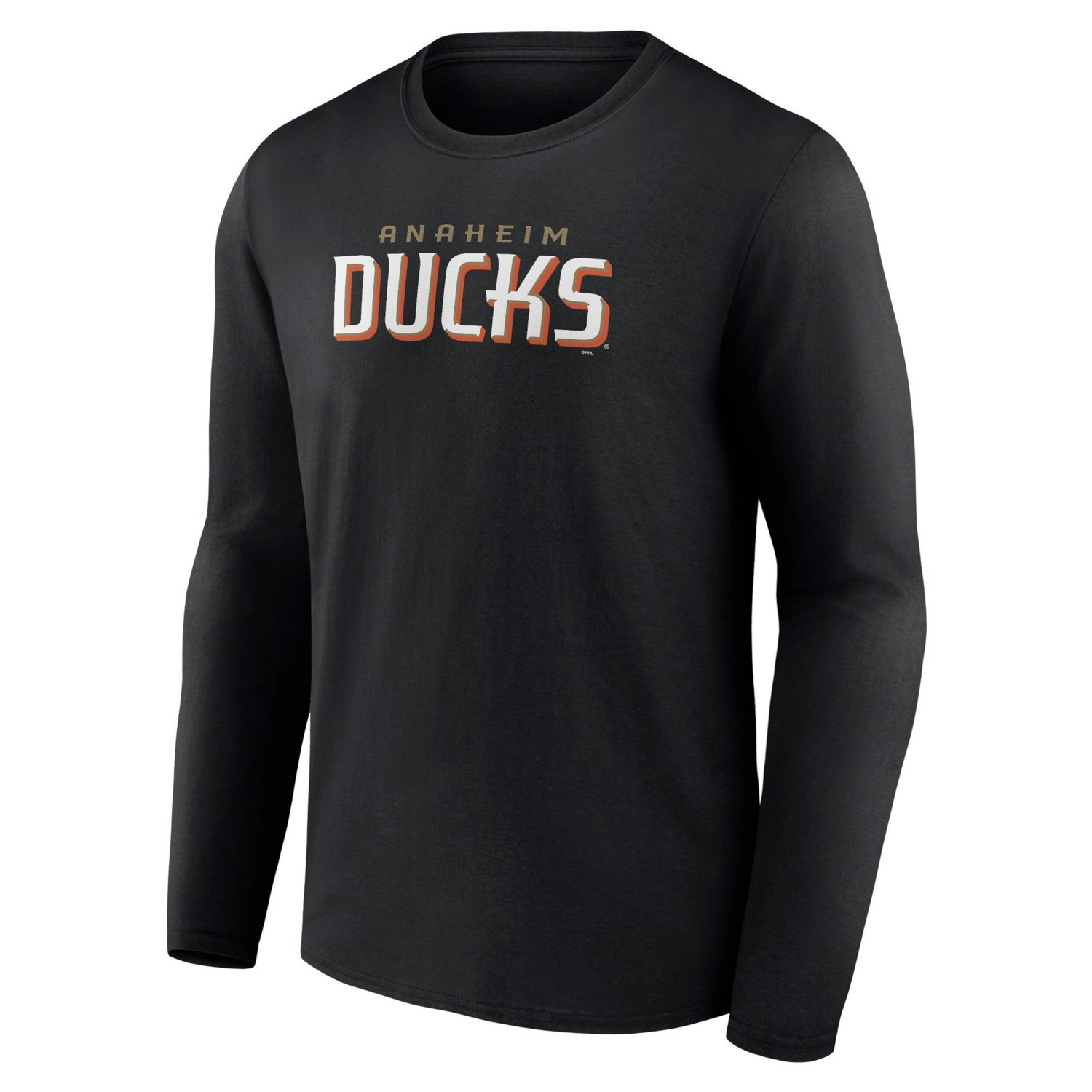 Fanatics Anaheim Ducks Wordmark Logo Long Sleeve T-Shirt                                                                         - view number 2