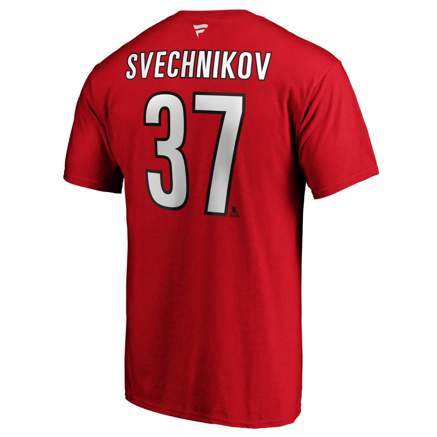 Fanatics Andrei Svechnikov Carolina Hurricanes Authentic Stack Name  Number T-Shirt - view number 3