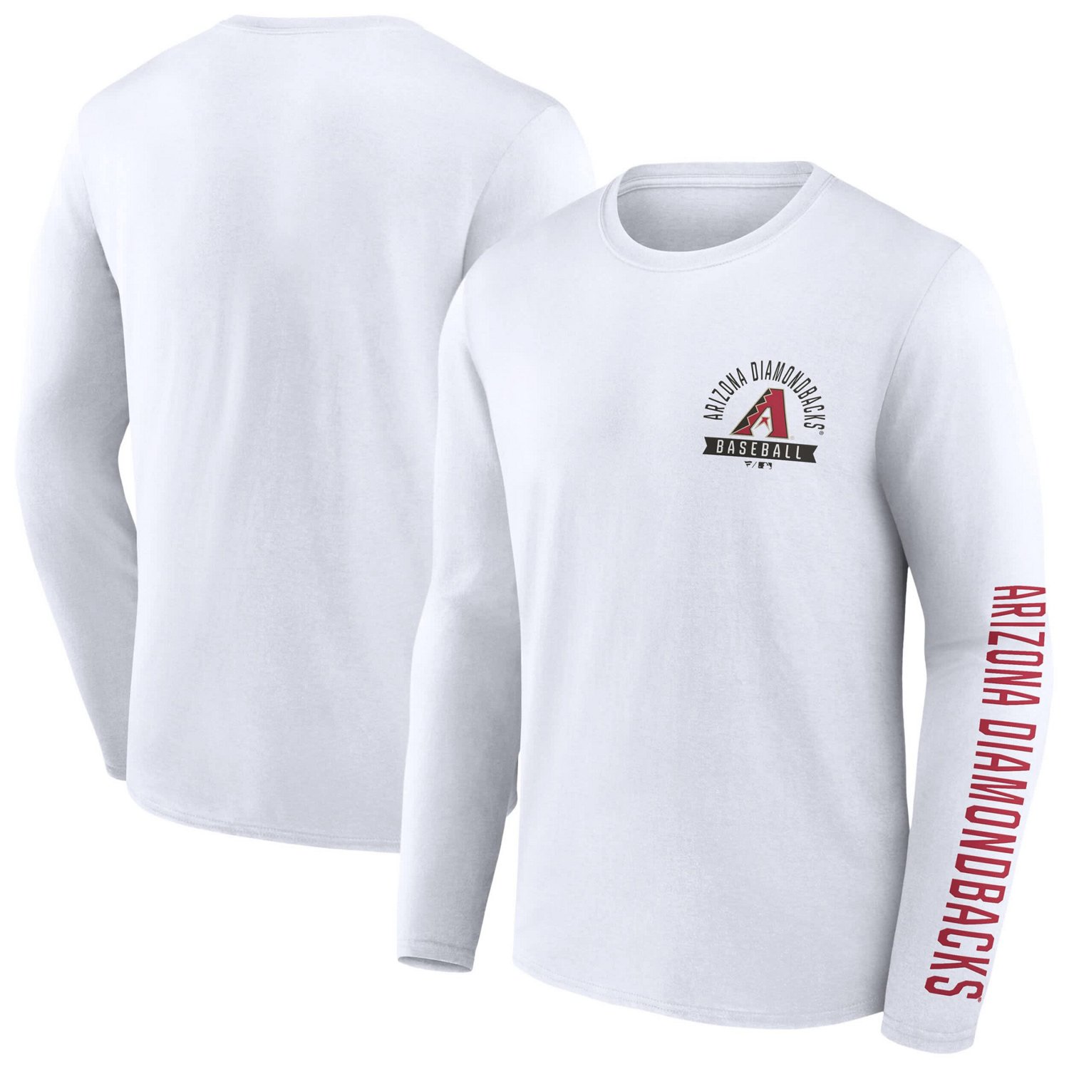 Fanatics Arizona Diamondbacks Press Box Long Sleeve T-Shirt