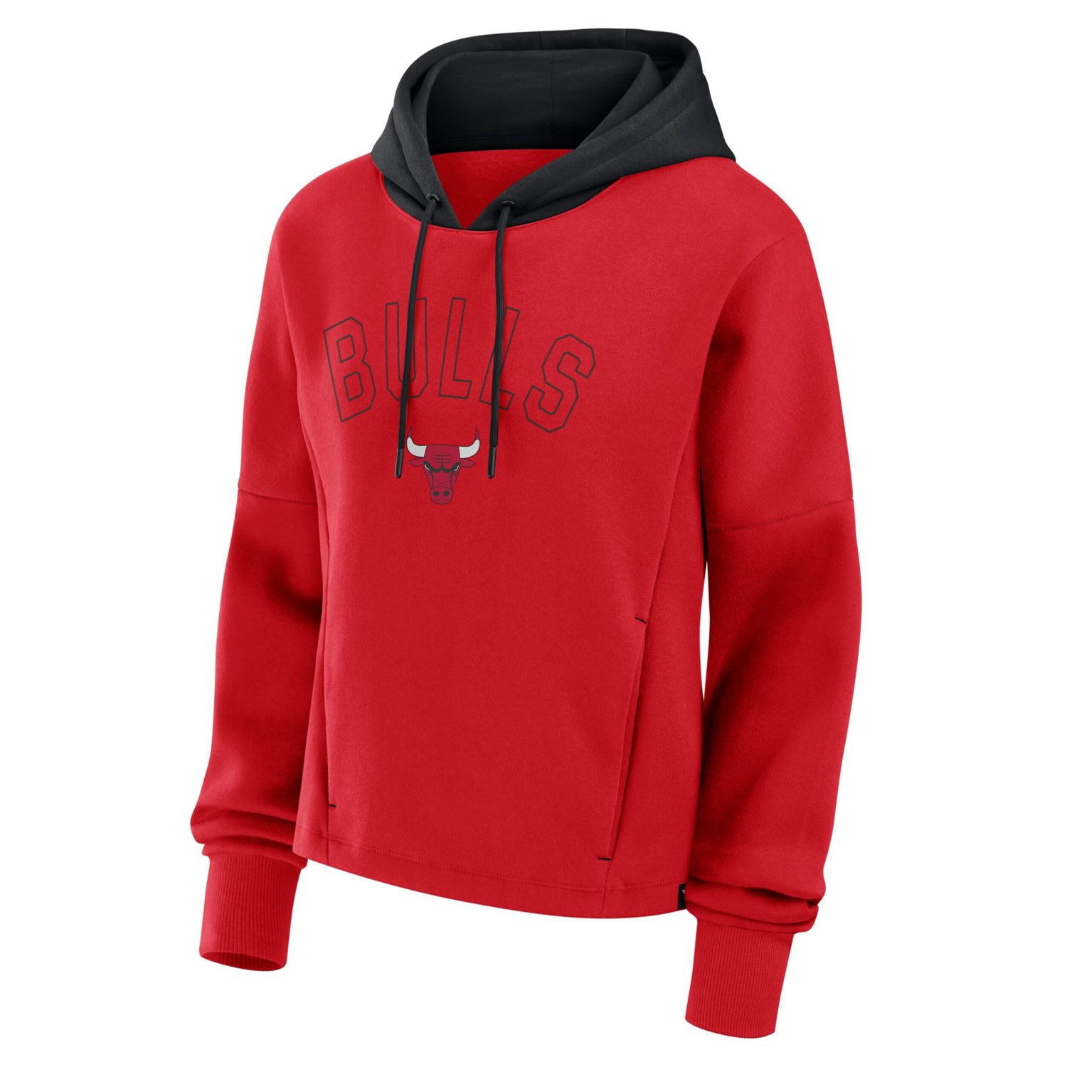 Fanatics Athletic Chicago Bulls Post Up Boxy Pullover Hoodie                                                                     - view number 2