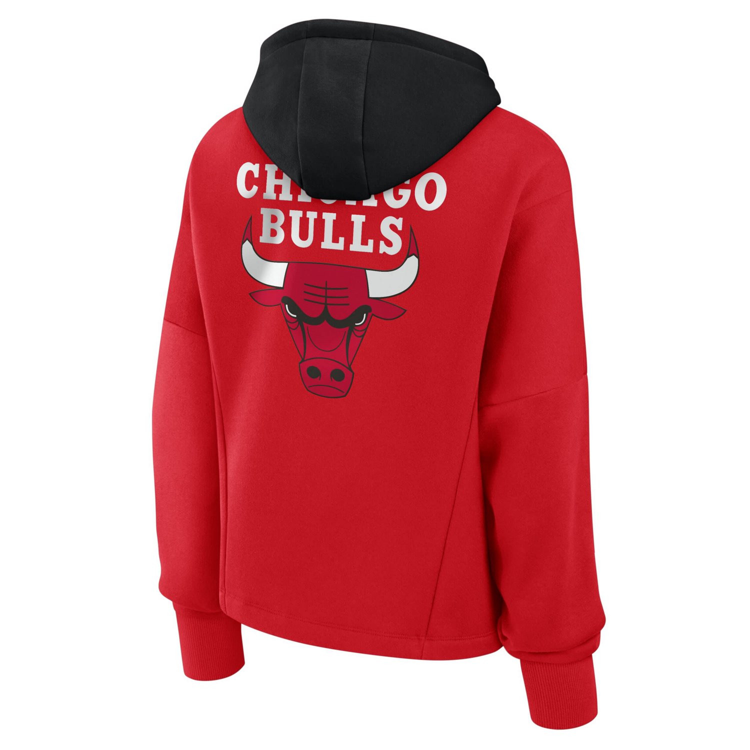 Fanatics Athletic Chicago Bulls Post Up Boxy Pullover Hoodie                                                                     - view number 3