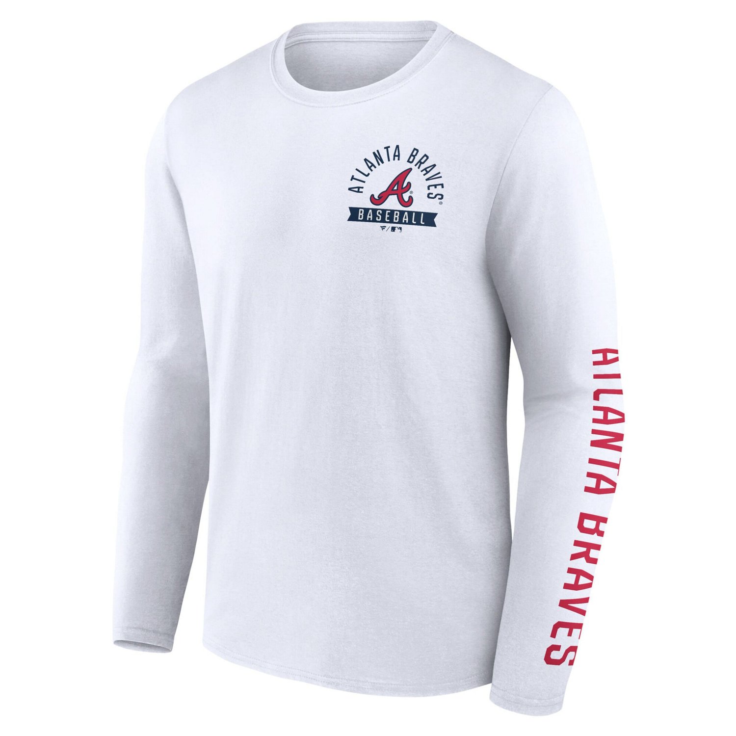 Fanatics Atlanta Braves Press Box Long Sleeve T-Shirt - view number 2