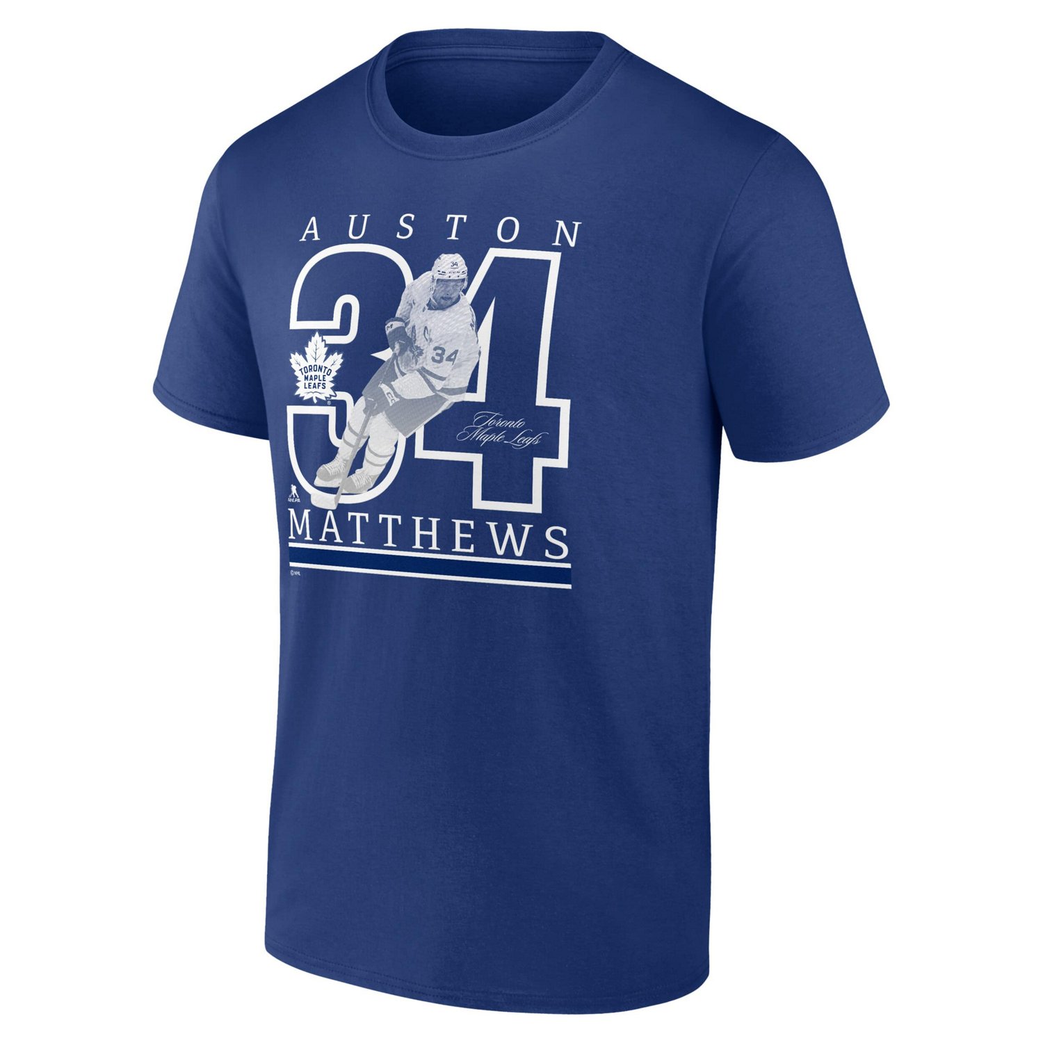 Fanatics Auston Matthews Toronto Maple Leafs Authentic Stack Name  Number T-Shirt - view number 2