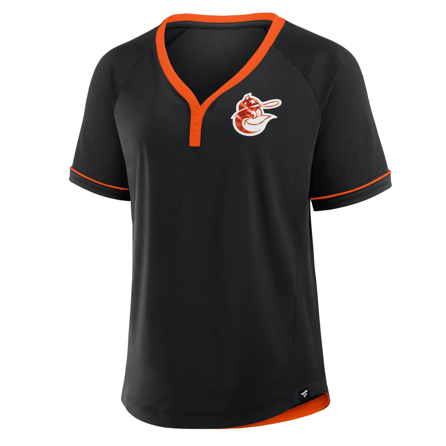 Fanatics Baltimore Orioles Cooperstown Collection League Diva Raglan V-Neck T-Shirt                                              - view number 2