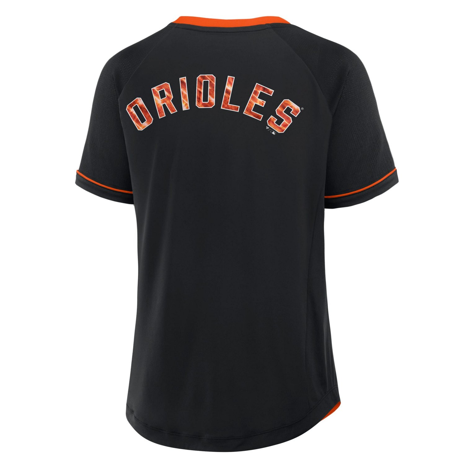 Fanatics Baltimore Orioles Cooperstown Collection League Diva Raglan V-Neck T-Shirt                                              - view number 3