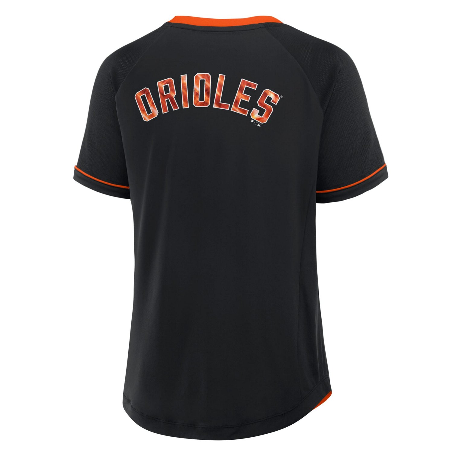Fanatics Baltimore Orioles League Diva Star Raglan V-Neck T-Shirt                                                                - view number 3