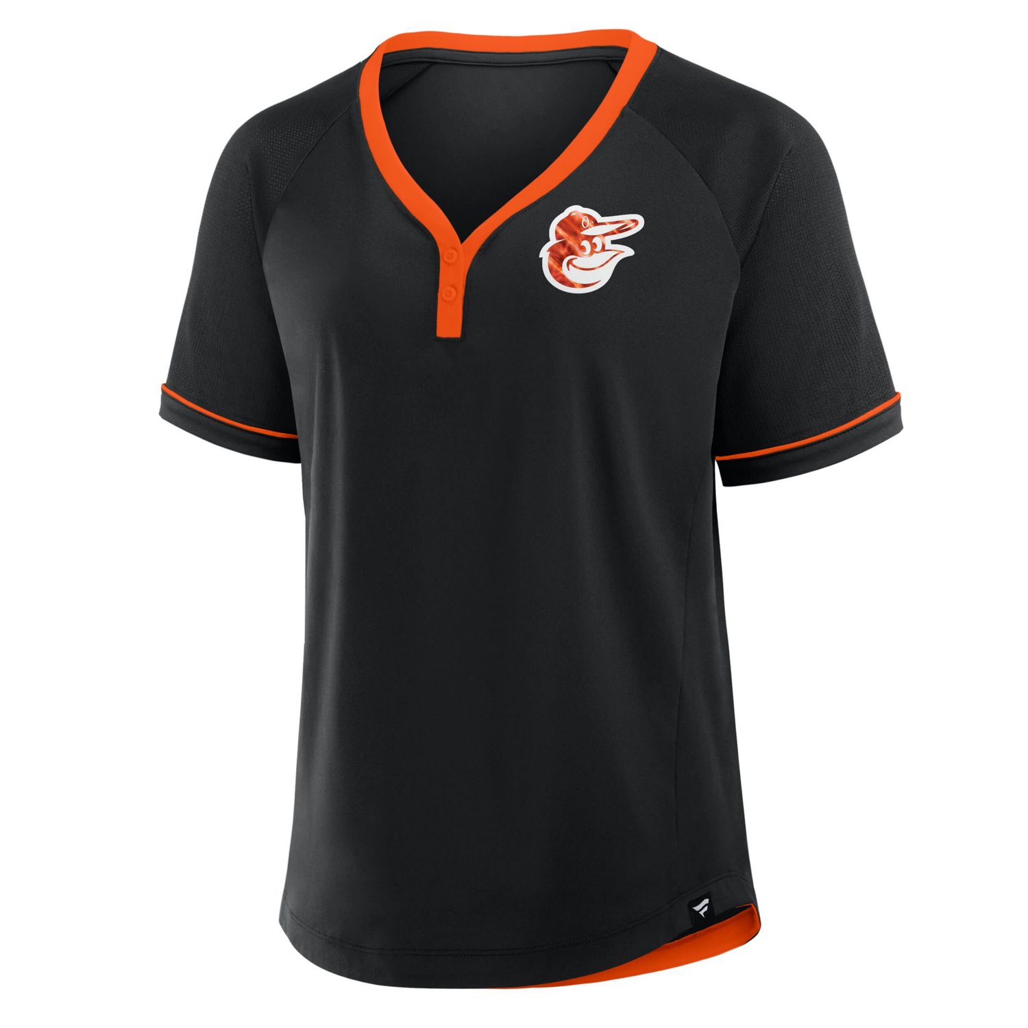Fanatics Baltimore Orioles League Diva Star Raglan V-Neck T-Shirt                                                                - view number 2