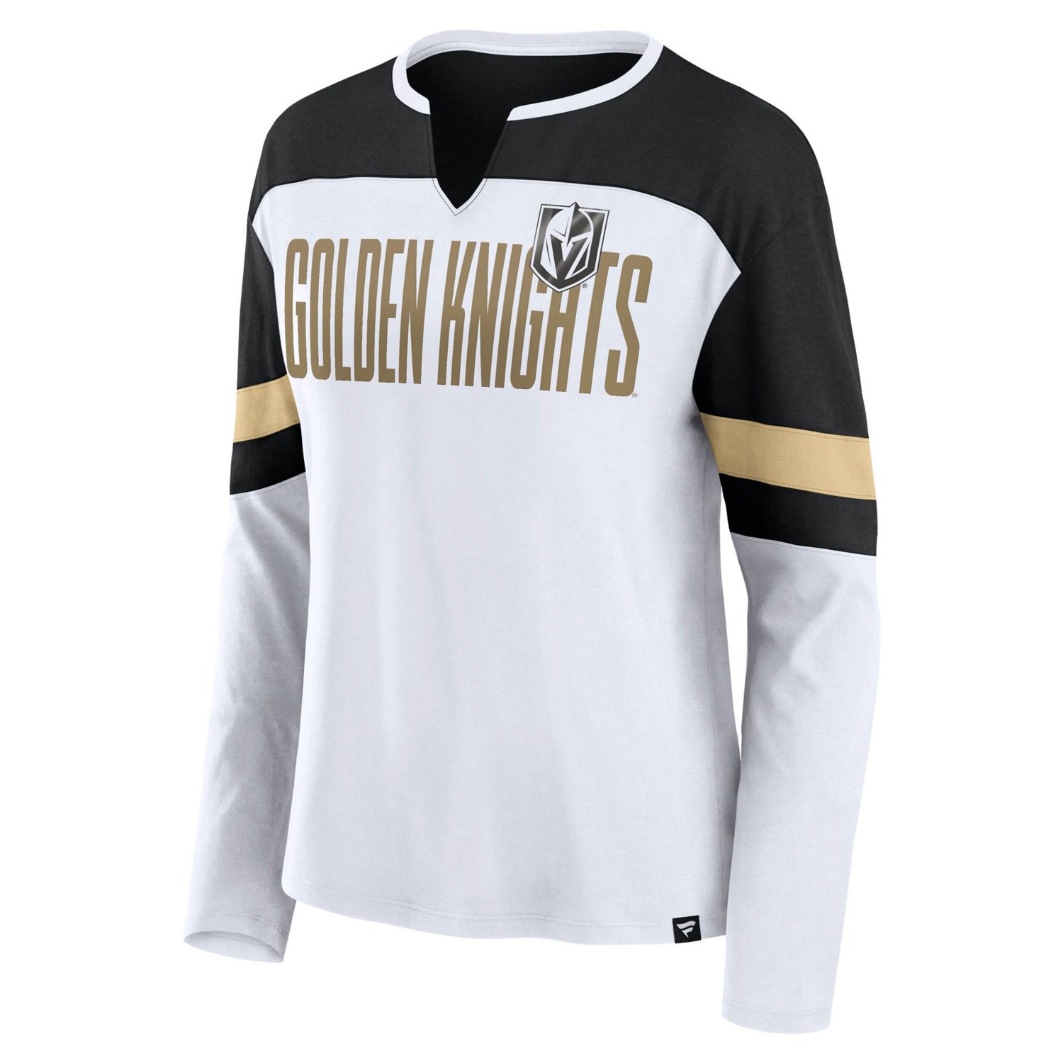 Fanatics Black Vegas Golden Knights Frozen Long Sleeve Notch Neck T-Shirt - view number 2