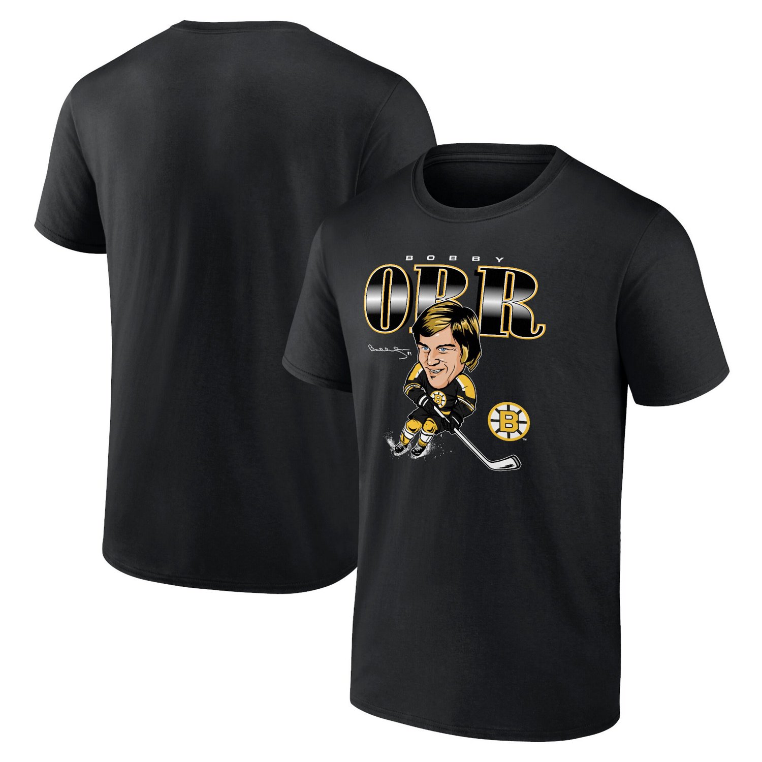 Fanatics Bobby Orr Boston Bruins Player Caricature T-Shirt