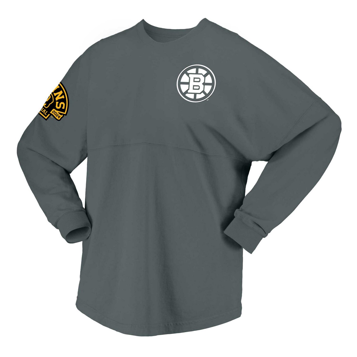 Fanatics Boston Bruins 100th Anniversary Spirit Jersey T-Shirt - view number 2