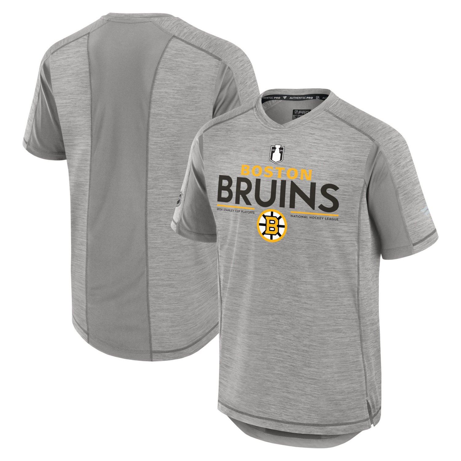Fanatics Boston Bruins 2024 Stanley Cup Playoffs Authentic Pro T-Shirt