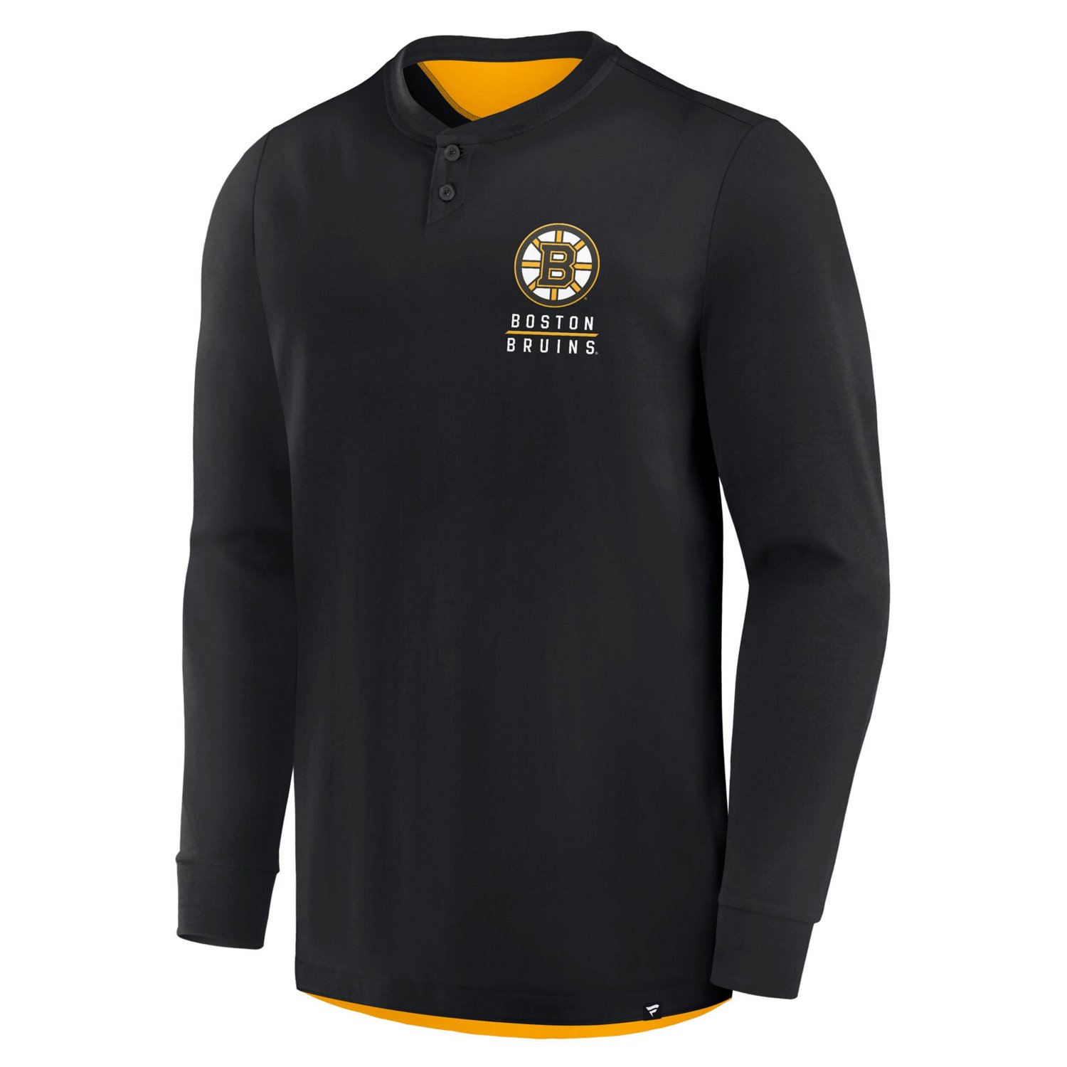 Fanatics Boston Bruins Adrenaline Push Long Sleeve T-Shirt - view number 2