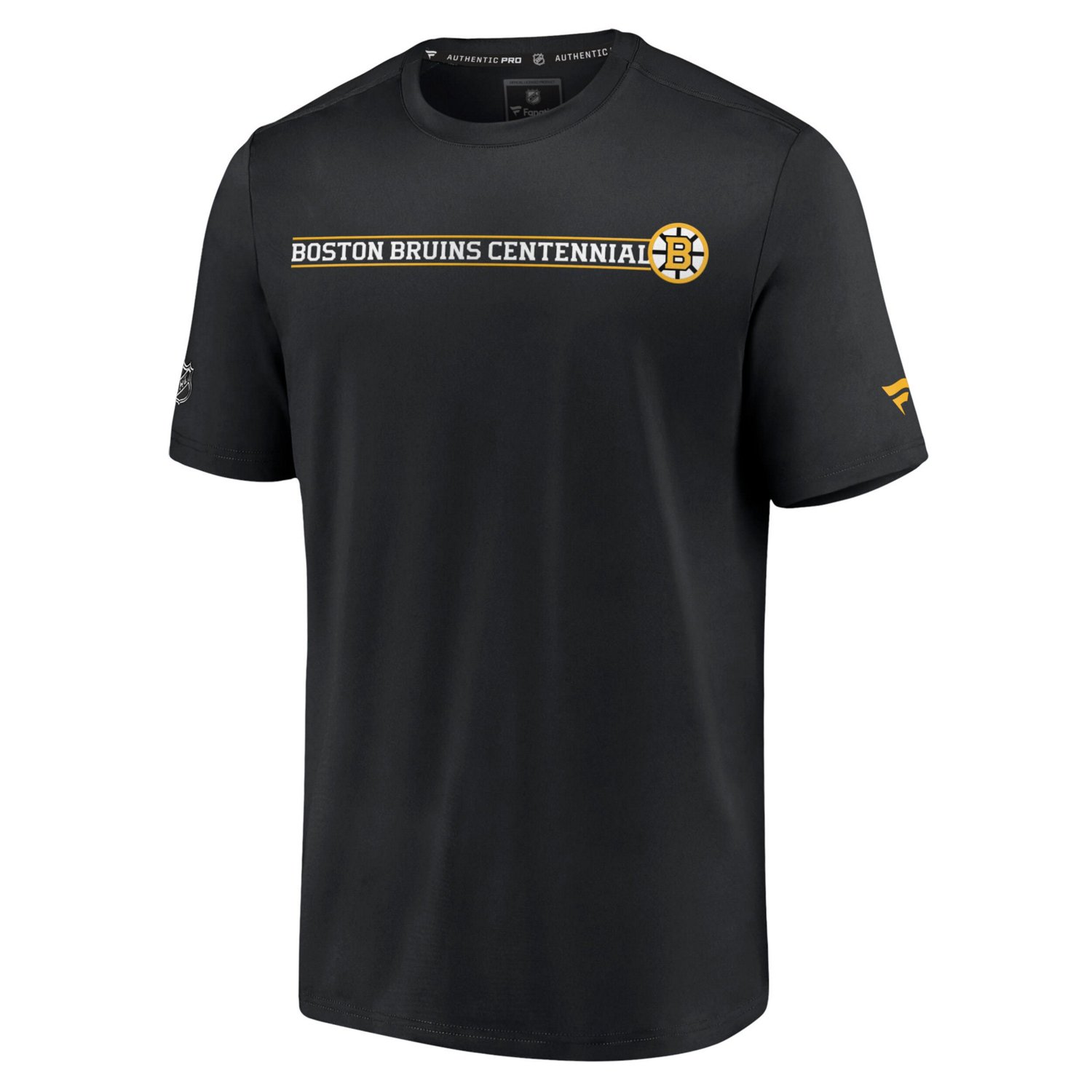Fanatics Boston Bruins Authentic Pro Centennial Banner T-Shirt                                                                   - view number 2