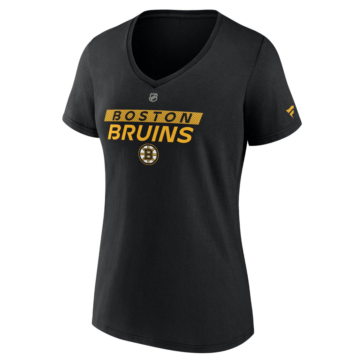 Fanatics Boston Bruins Authentic Pro Core Primary V-Neck T-Shirt - view number 2