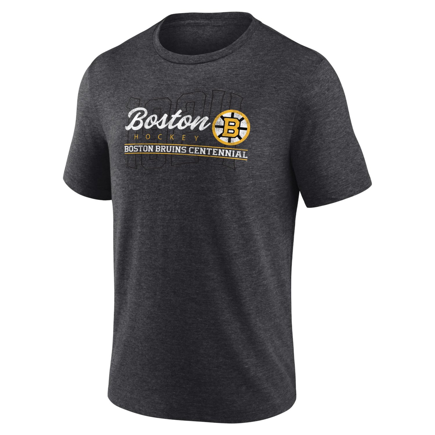 Fanatics Boston Bruins Centennial Hockey Tri-Blend T-Shirt