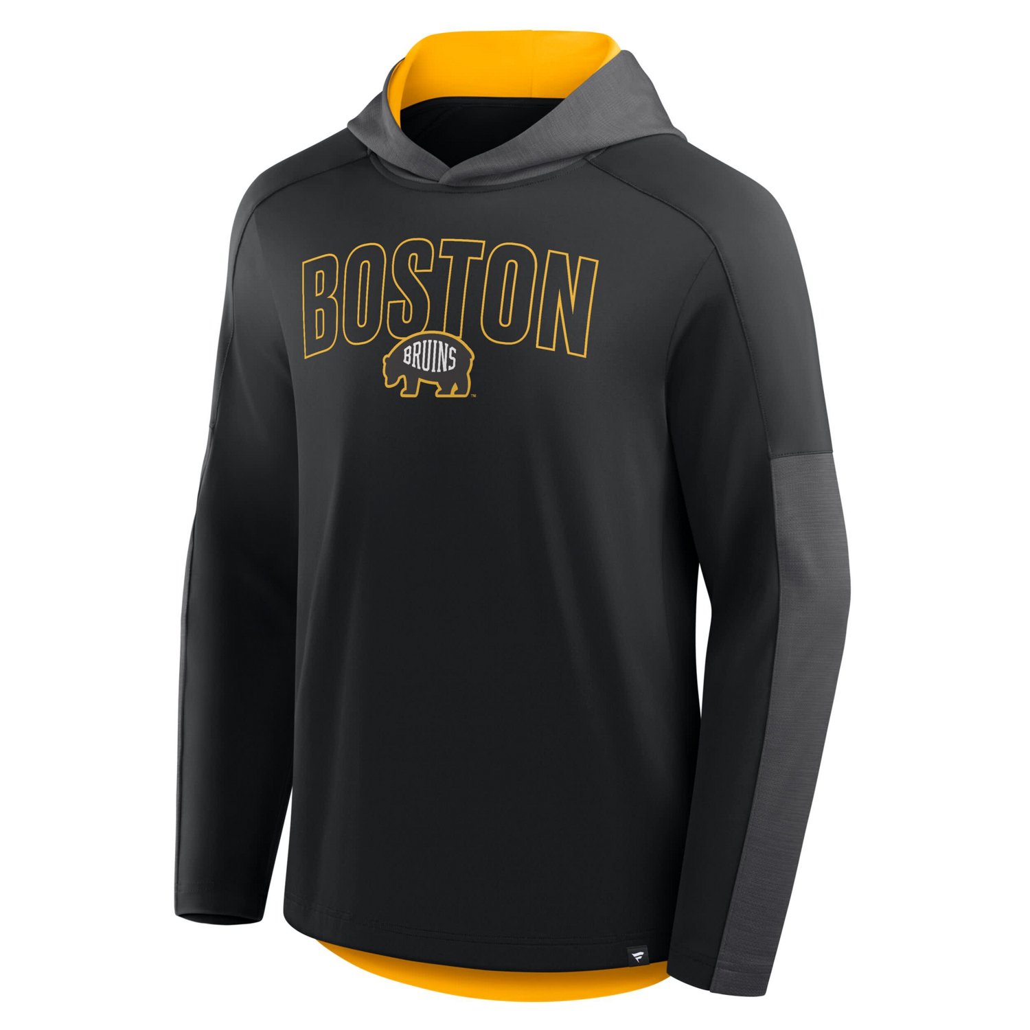 Fanatics Boston Bruins Penalty Shot Long Sleeve Hoodie T-Shirt - view number 2