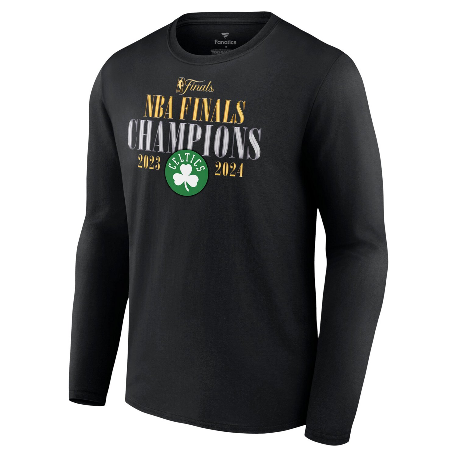 Fanatics Boston Celtics 2024 NBA Finals Champions Fade Away Jumper Roster Signature Long Sleeve T-Shirt - view number 2