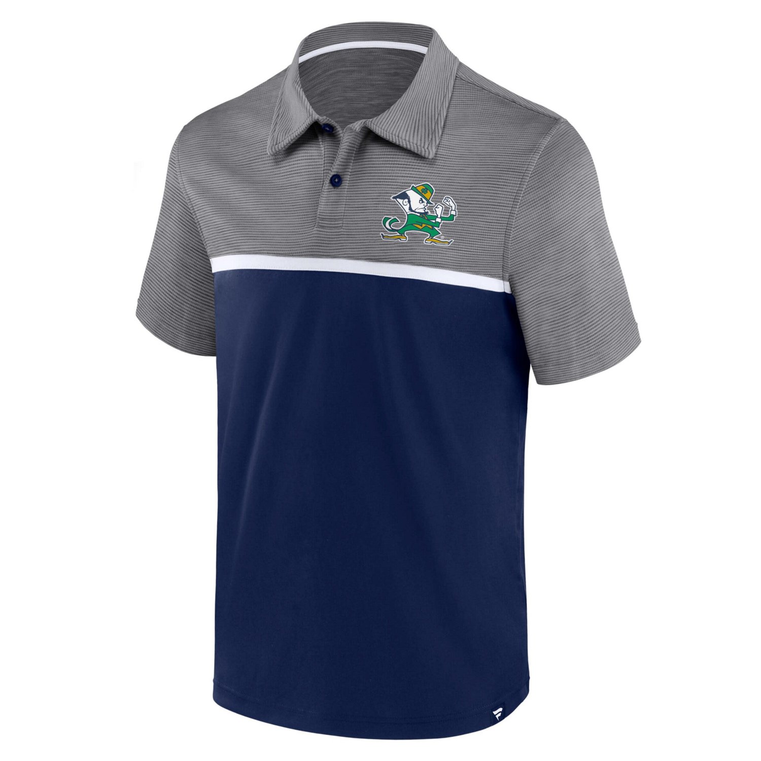 Fanatics Branded /Heather Gray Notre Dame Fighting Irish Polo - view number 2