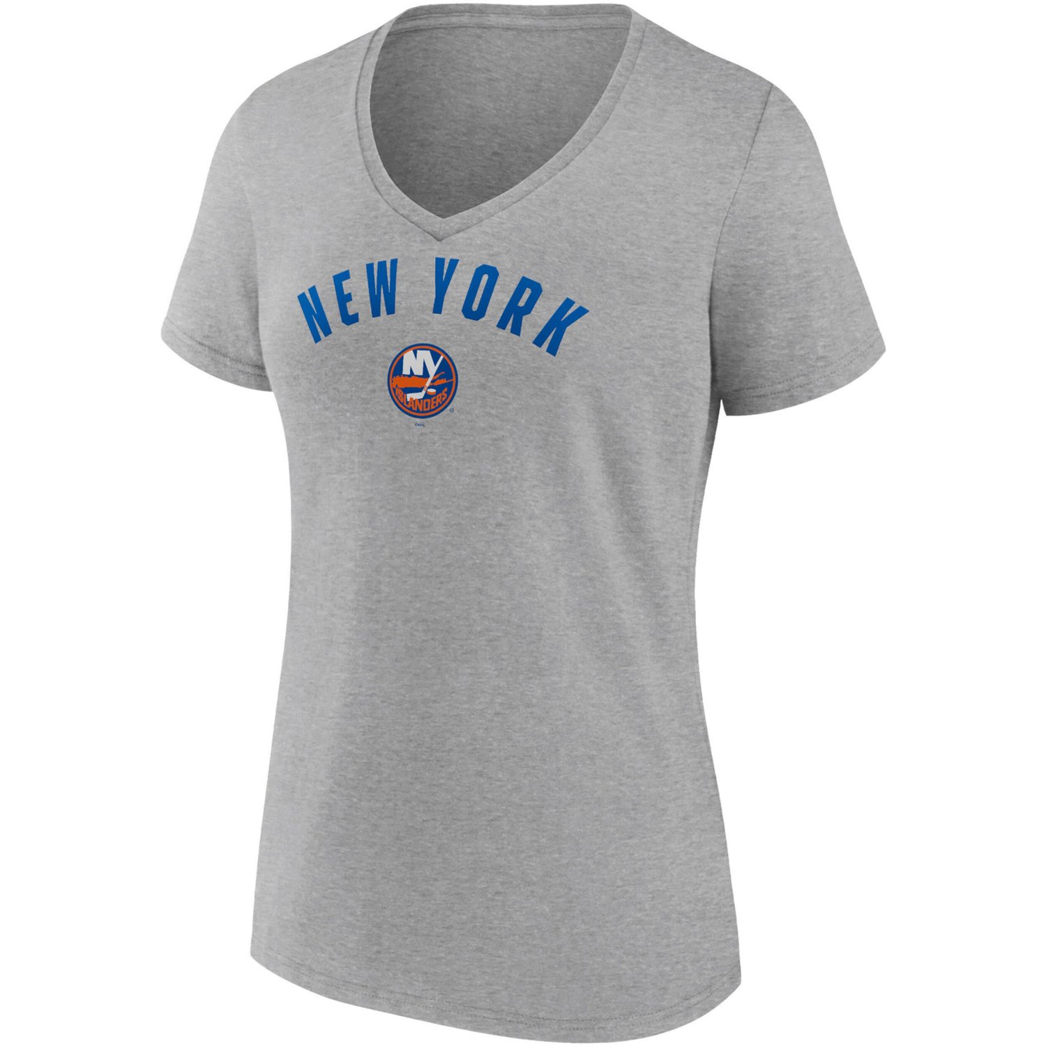 Fanatics Branded /Heathered Gray New York Islanders 2-Pack V-Neck T-Shirt Set                                                    - view number 4