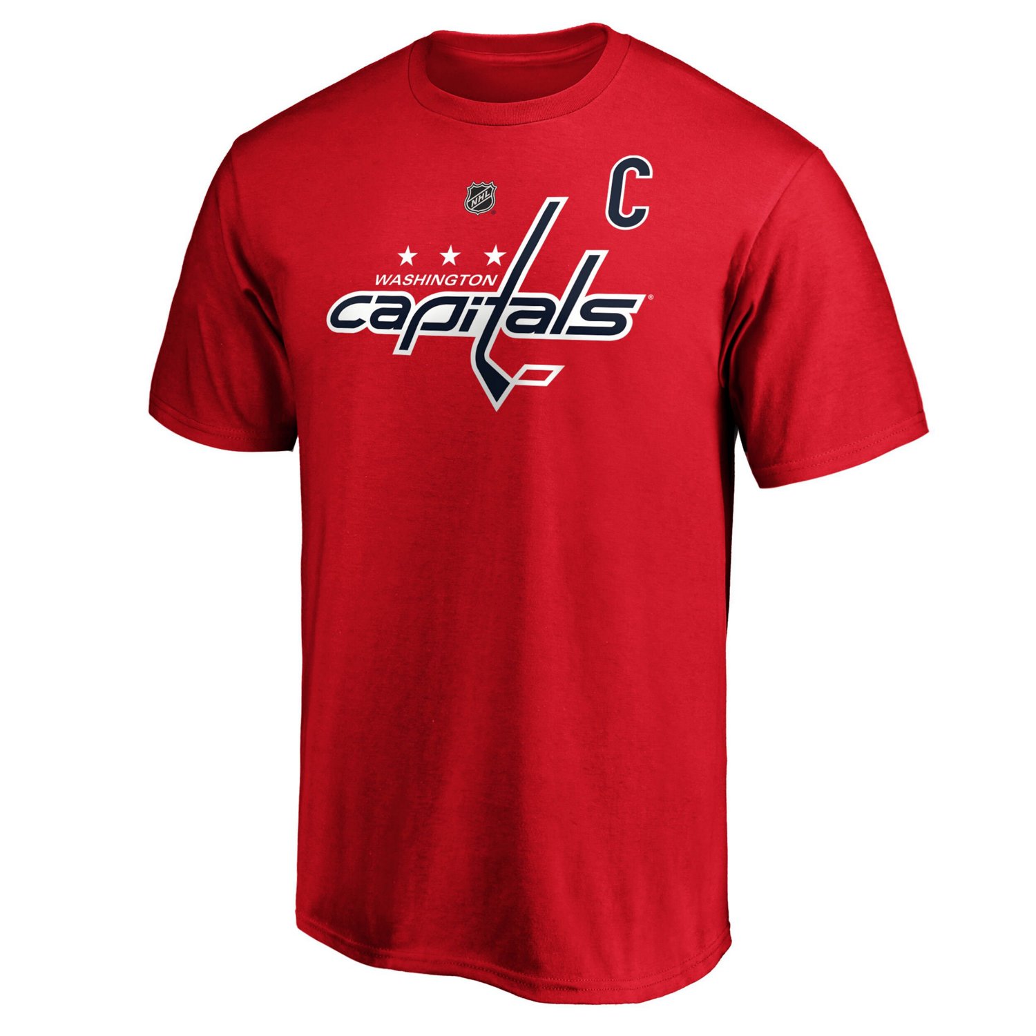 Fanatics Branded Alexander Ovechkin Washington Capitals Big  Tall Captain Patch Name  Number T-Shirt                             - view number 2