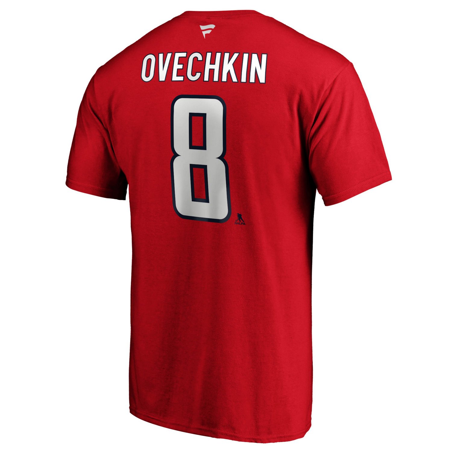 Fanatics Branded Alexander Ovechkin Washington Capitals Big  Tall Captain Patch Name  Number T-Shirt                             - view number 3