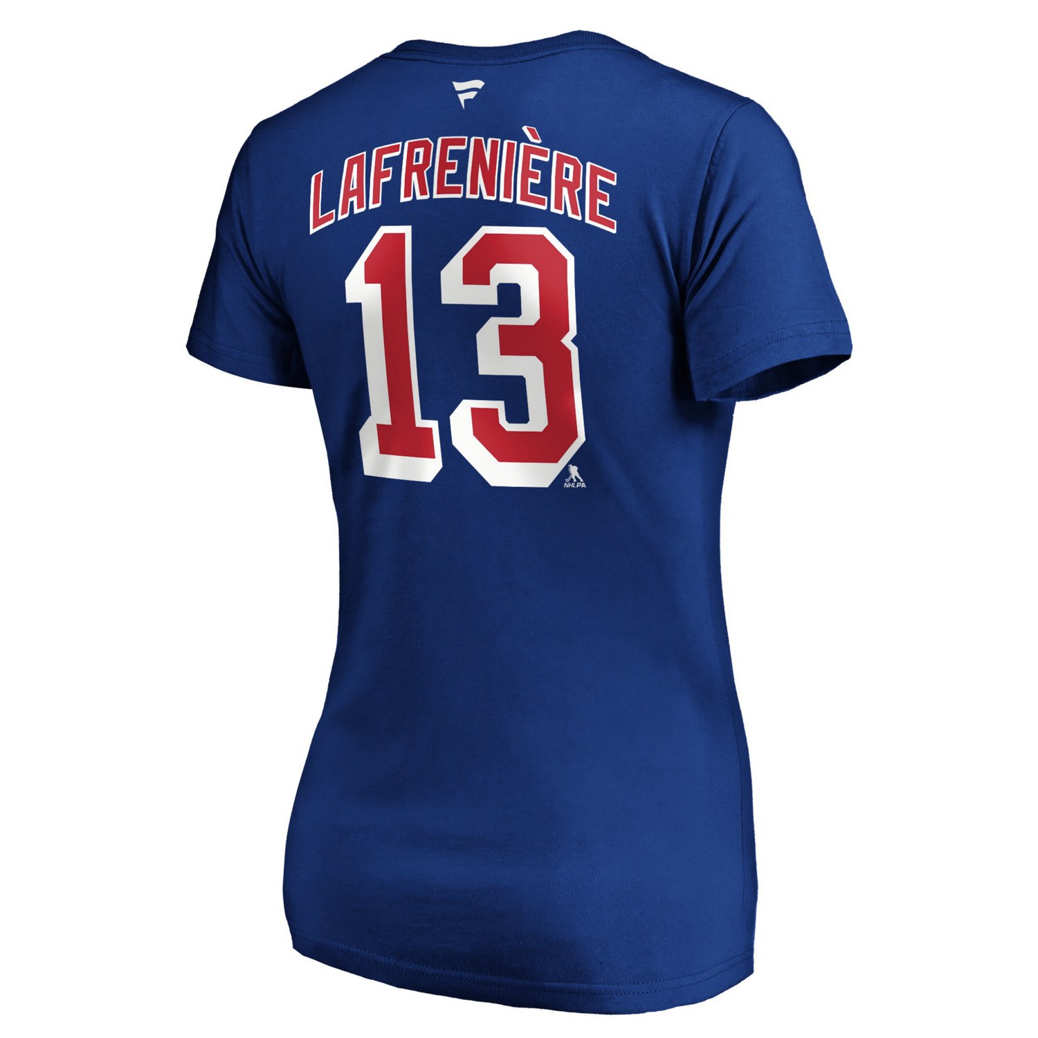 Fanatics Branded Alexis Lafreniere New York Rangers Plus Size Name  Number V-Neck T-Shirt                                        - view number 3