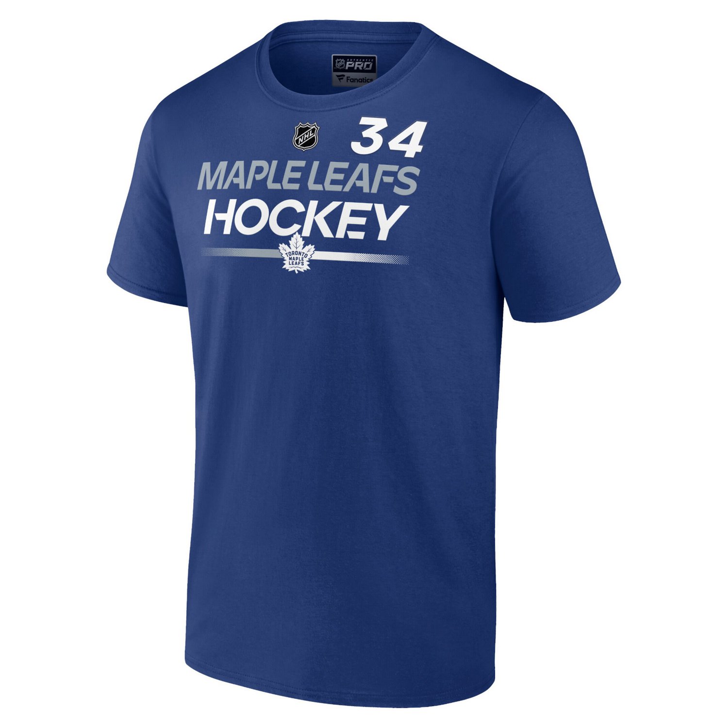Fanatics Branded Auston Matthews Toronto Maple Leafs Authentic Pro Prime Name  Number T-Shirt                                    - view number 2