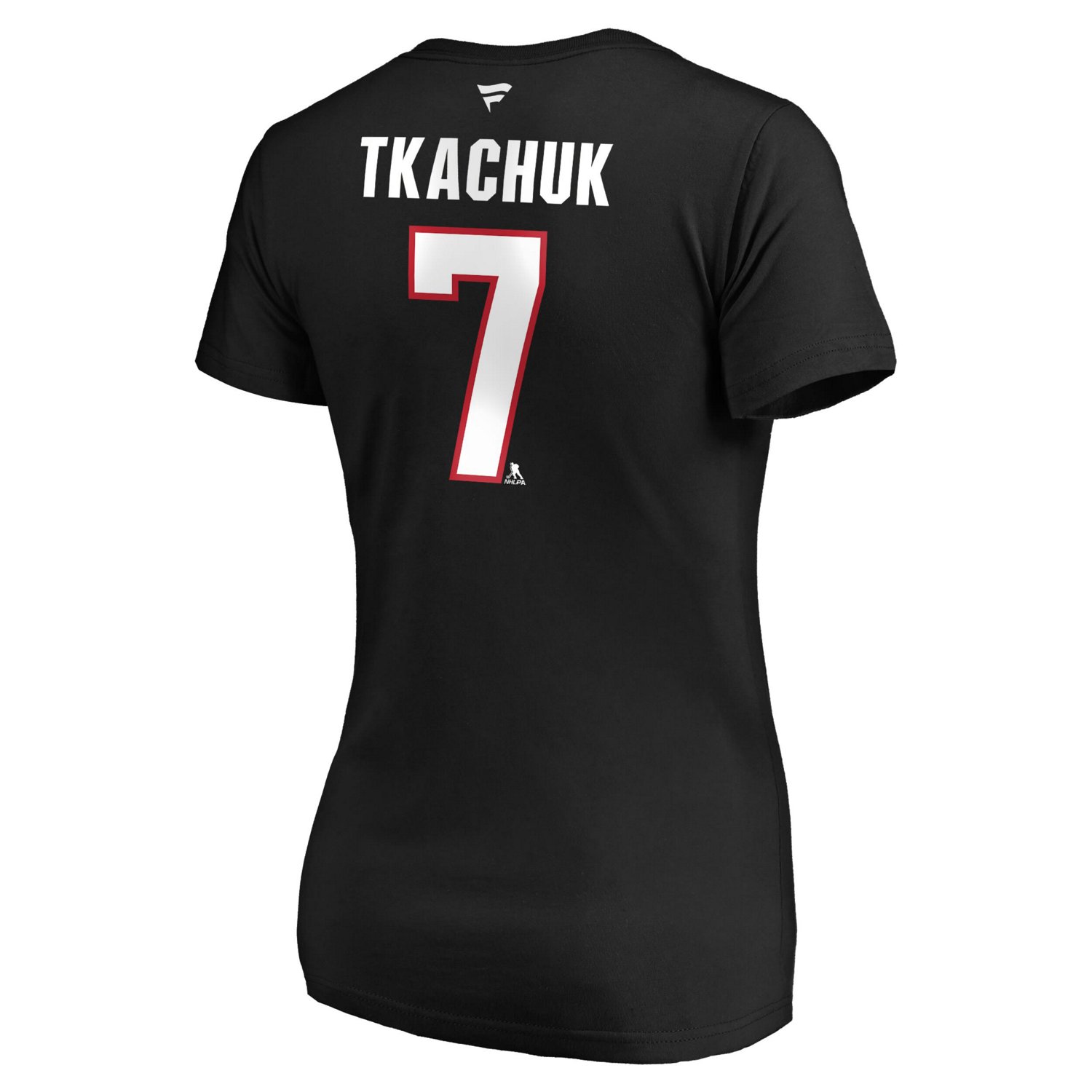 Fanatics Branded Brady Tkachuk Ottawa Senators Authentic Stack Name  Number V-Neck T-Shirt - view number 3