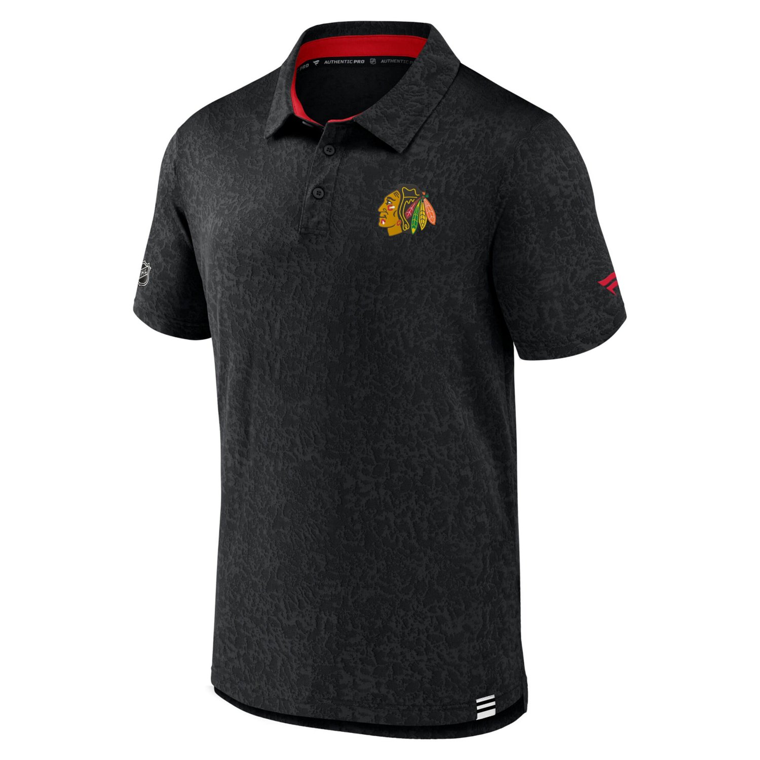 Fanatics Branded Chicago hawks Authentic Pro Jacquard Polo                                                                       - view number 2
