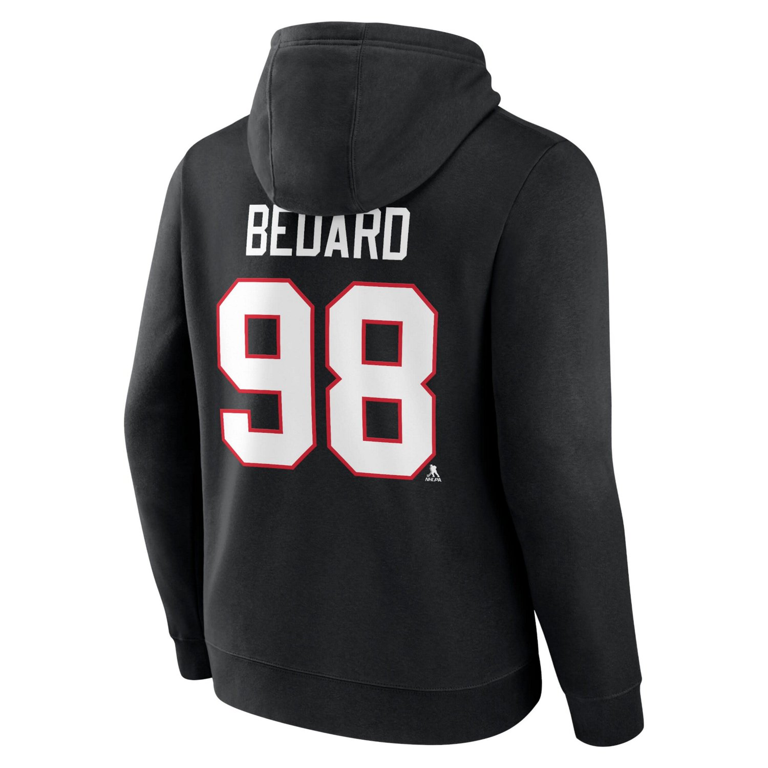 Fanatics Branded Connor Bedard Chicago hawks Authentic Stack Name  Number Tri-Blend Pullover Hoodie                              - view number 3