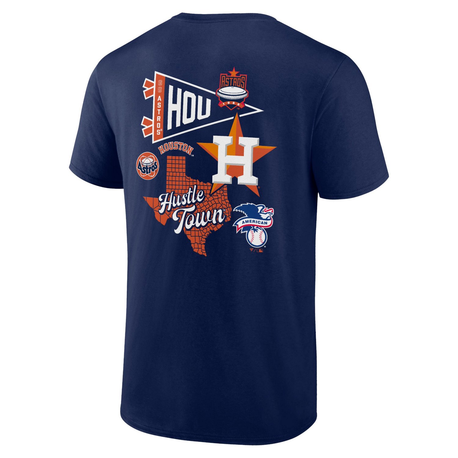 Fanatics Branded Houston Astros Split Zone T-Shirt - view number 3