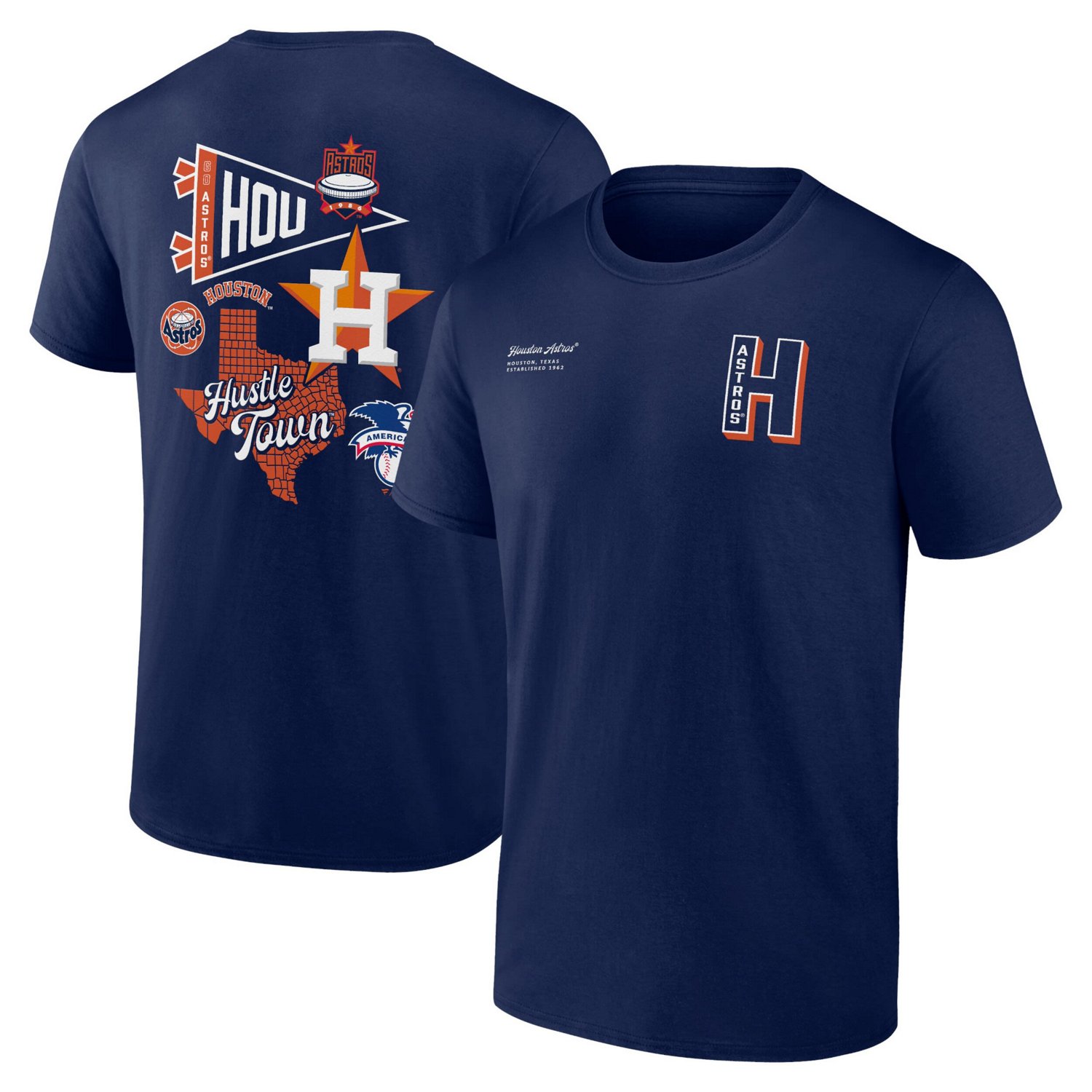 Fanatics Branded Houston Astros Split Zone T-Shirt - view number 1
