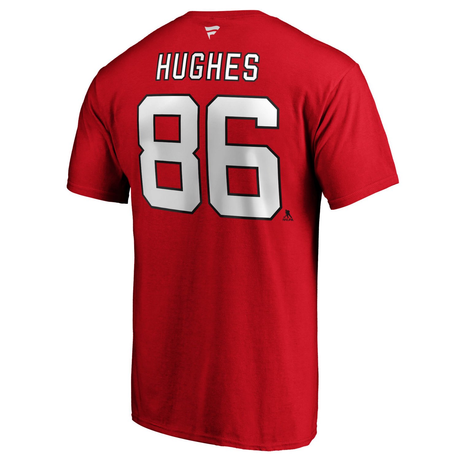 Fanatics Branded Jack Hughes New Jersey Devils Big  Tall Name  Number T-Shirt - view number 3