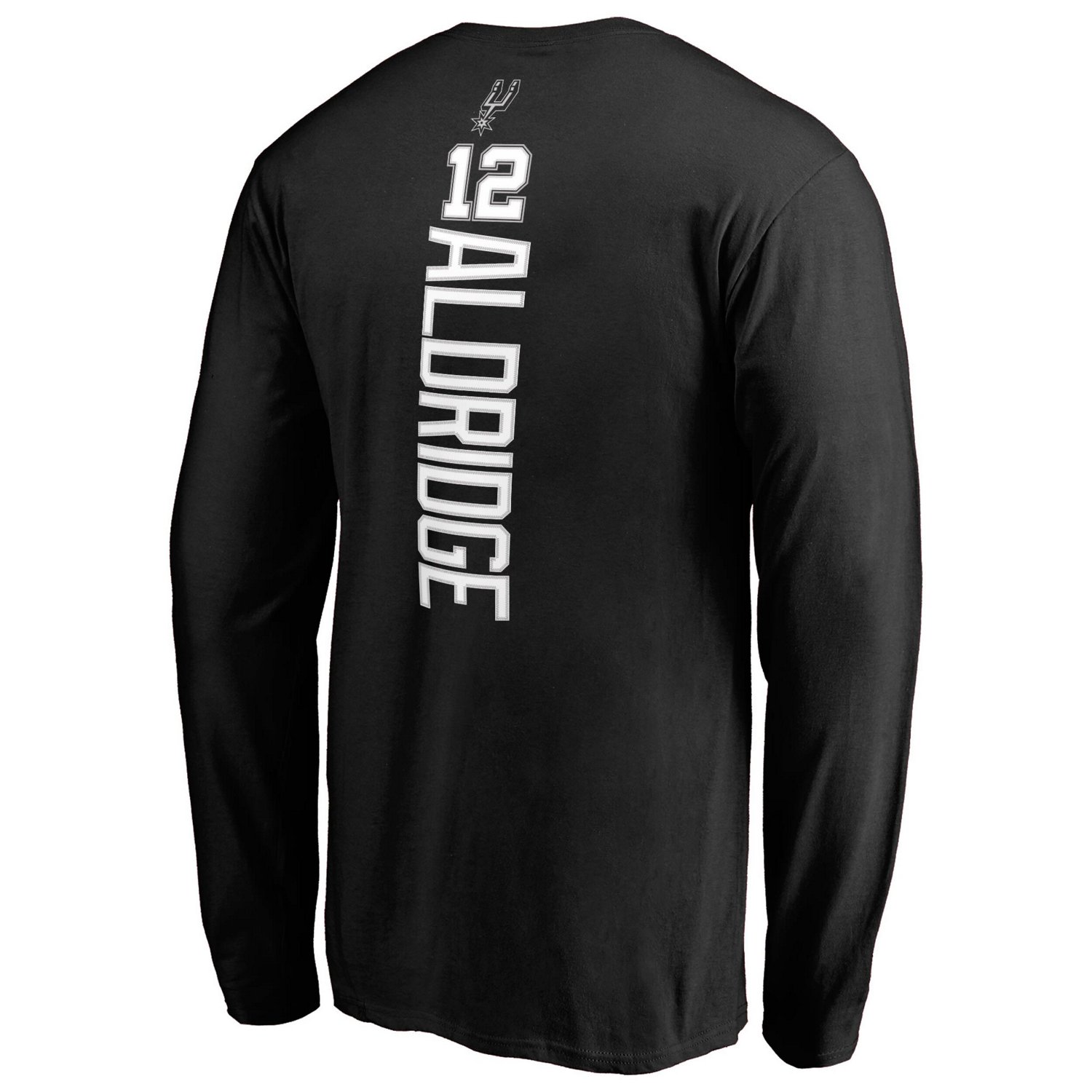 Fanatics Branded LaMarcus Aldridge San Antonio Spurs Backer Name  Number Long Sleeve T-Shirt - view number 3