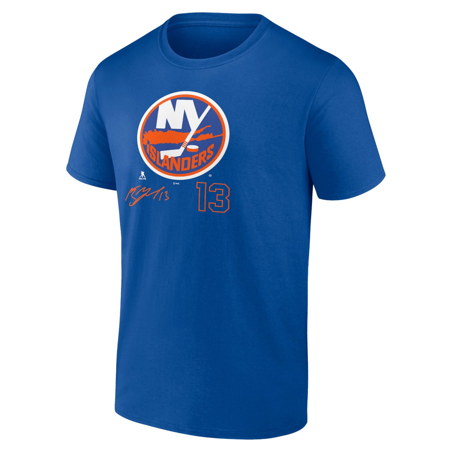 Fanatics Branded Mathew Barzal New York Islanders Name and Number T Shirt Academy