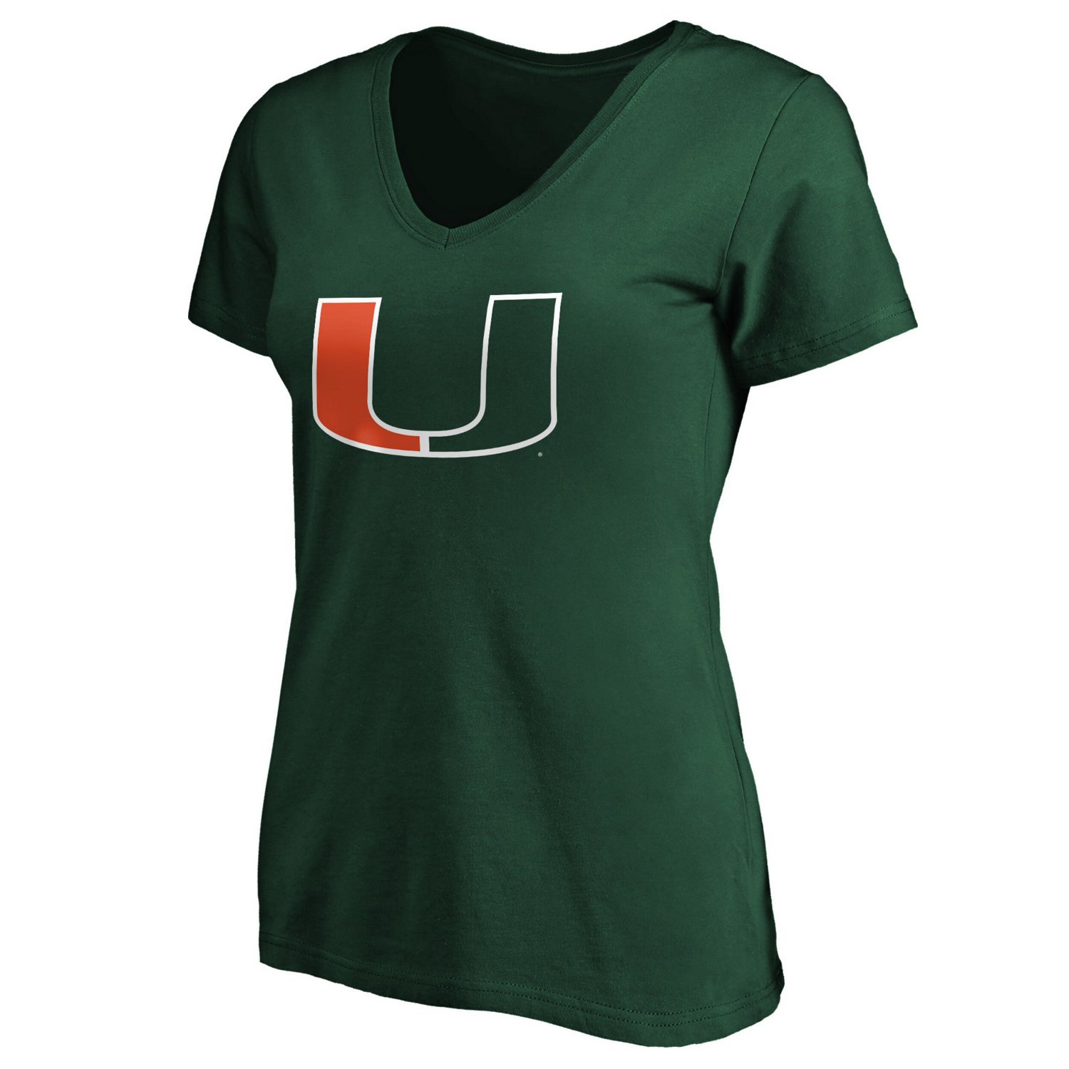 Fanatics Branded Miami Hurricanes Primary Logo V-Neck T-Shirt - view number 2