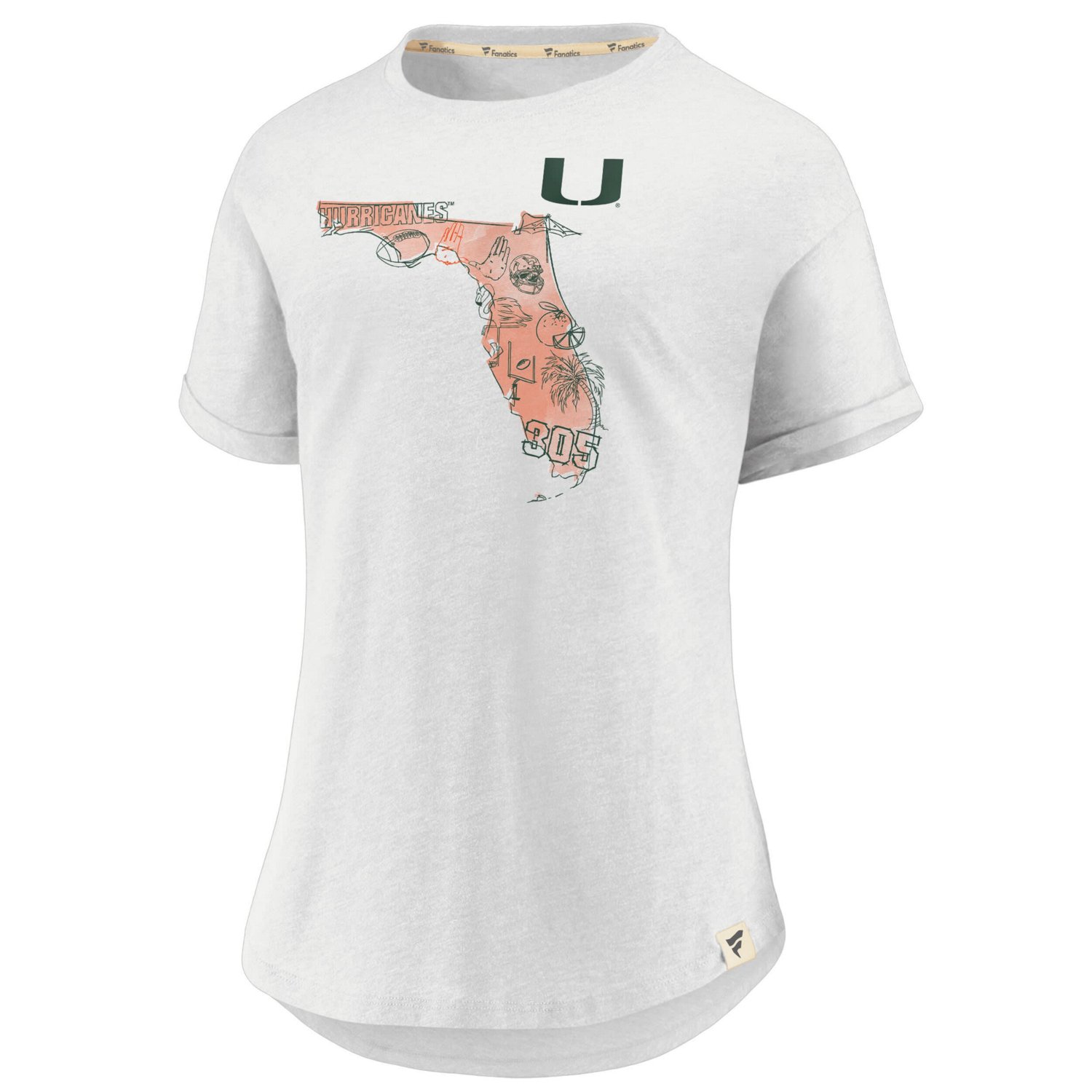 Fanatics Branded Miami Hurricanes True Classics Home State T-Shirt - view number 2