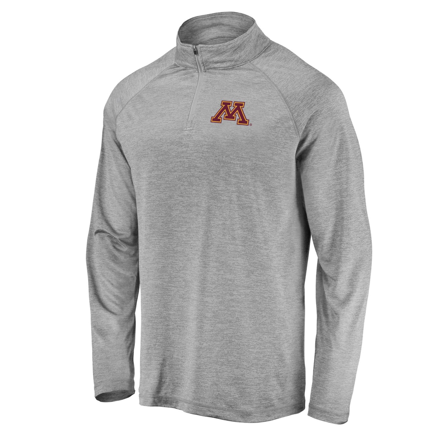 Fanatics Branded Minnesota Golden Gophers Striated Raglan Lightweight Quarter-Zip Top - view number 2