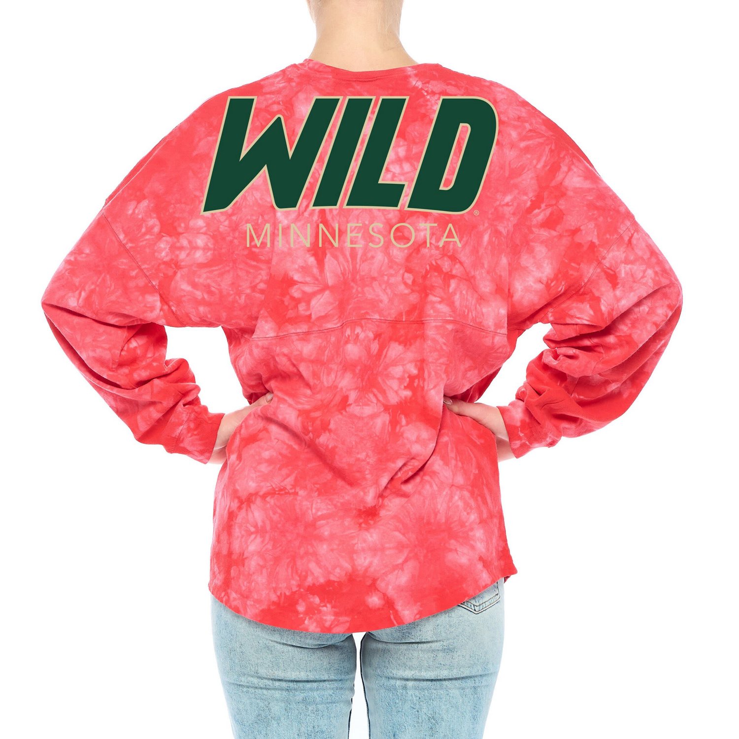 Fanatics Branded Minnesota Wild Crystal-Dye Long Sleeve T-Shirt                                                                  - view number 4