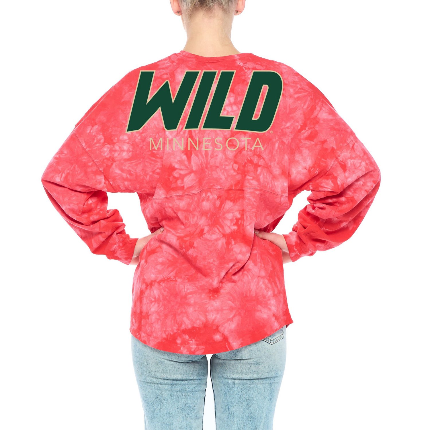 Fanatics Branded Minnesota Wild Crystal-Dye Long Sleeve T-Shirt                                                                  - view number 2