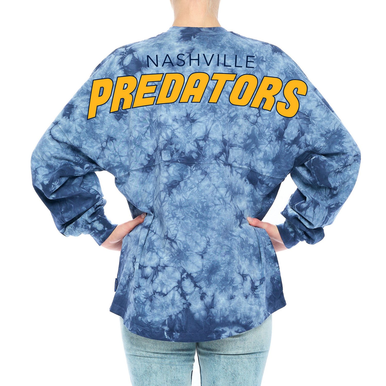 Fanatics Branded Nashville Predators Crystal-Dye Long Sleeve T-Shirt - view number 4