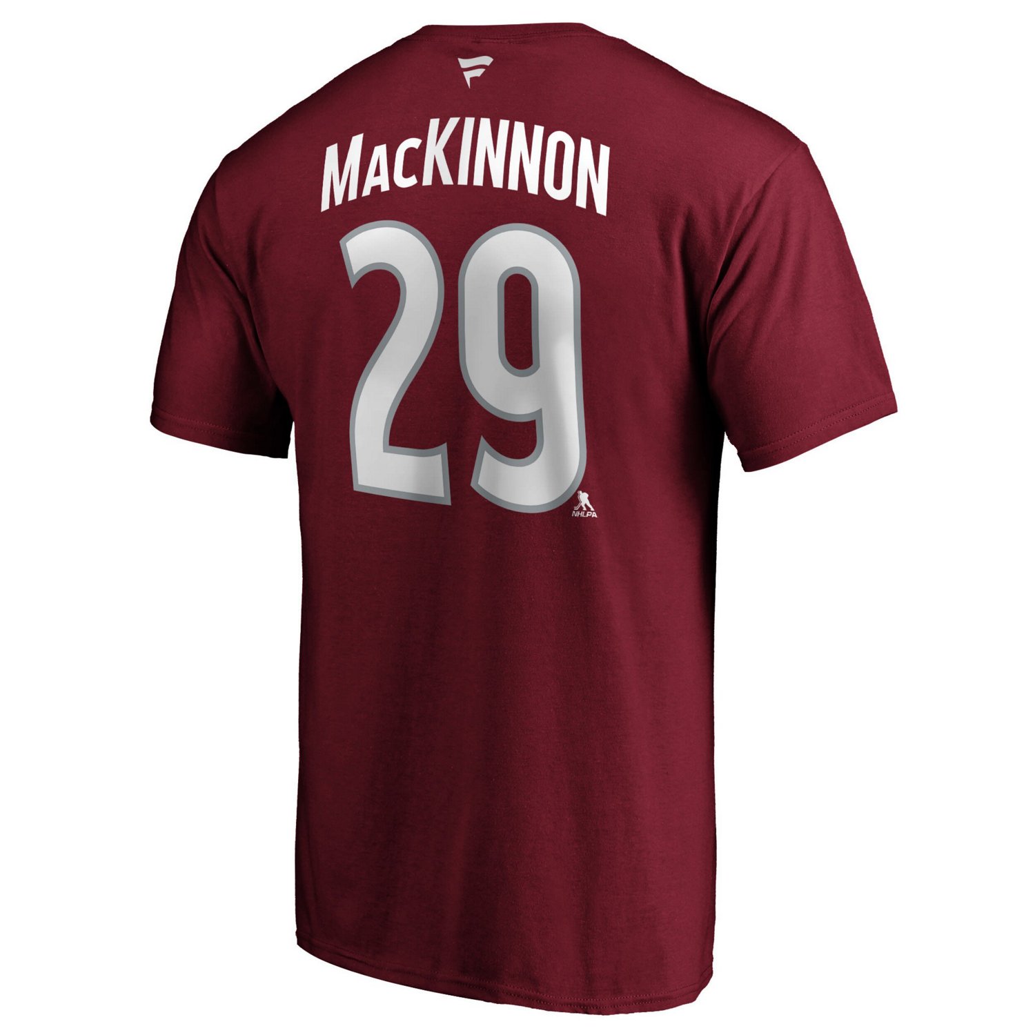 Fanatics Branded Nathan MacKinnon Burgundy Colorado Avalanche Big  Tall Name  Number T-Shirt - view number 3