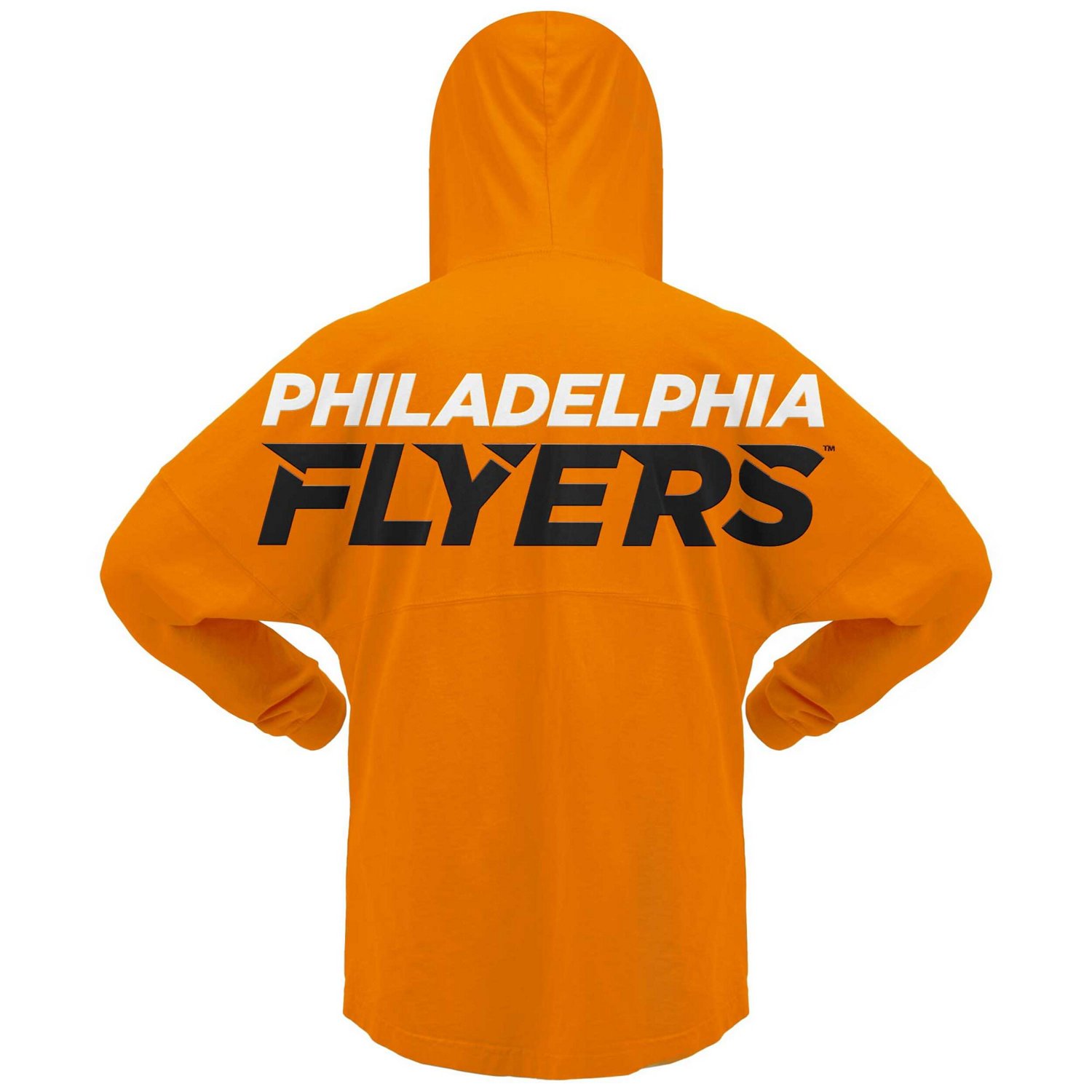 Fanatics Branded Philadelphia Flyers Jersey Lace-Up V-Neck Long Sleeve Hoodie T-Shirt                                            - view number 3