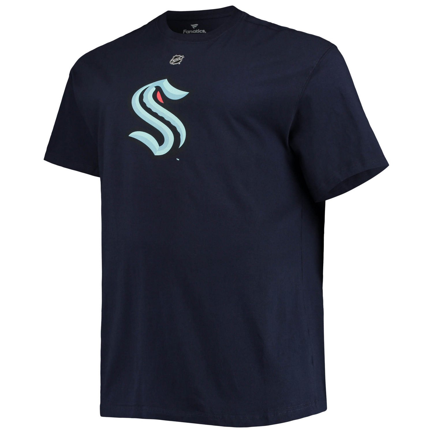 Fanatics Branded Philipp Grubauer Deep Sea Seattle Kraken Big  Tall Name  Number T-Shirt                                         - view number 2
